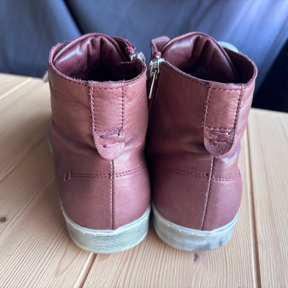 Andrea Conti leather sneakers high top lace up 38 - Picture 4 of 9